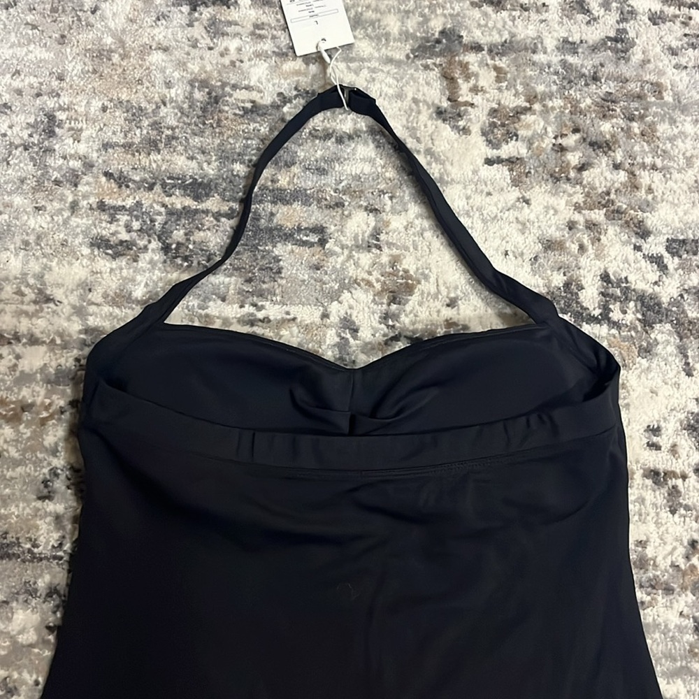 Halara Softlyzero Plush Halter Ruched Backless Split Hem Mini Active‎ Dress NWT - Picture 10 of 16
